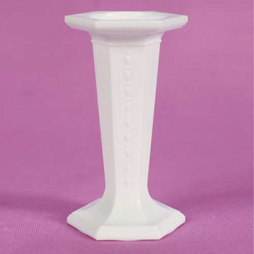 Culpitt 4.5'' Hexagonal White Plastic Pillars