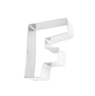Eddingtons ALPHABET F COOKIE CUTTER