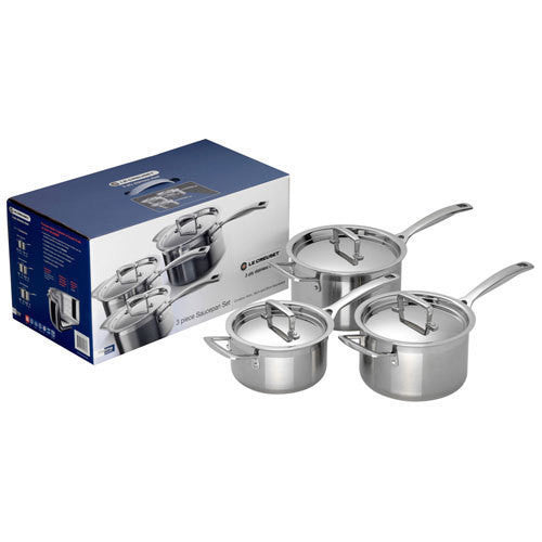 Le Creuset 3Ply 3 Saucepan Set