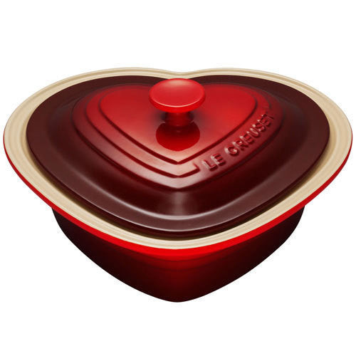 Le Creuset Deep Heart Dish + Lid
