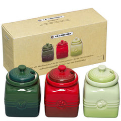 Le Creuset Set of 3 Mini Sauce Jars