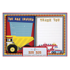 Meri Meri Big Rig Invite and Thank You Cards