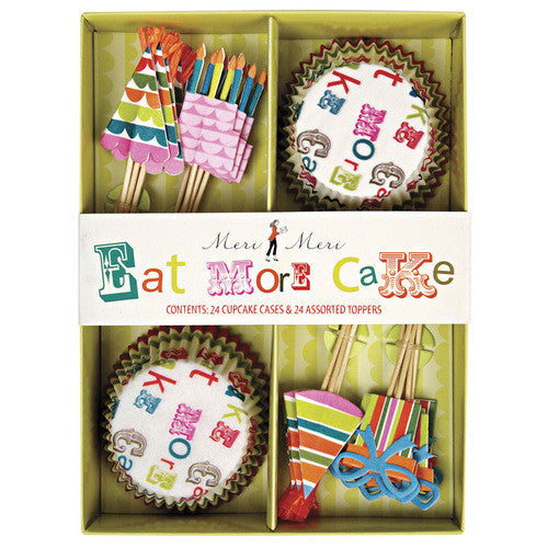 Meri Meri Eat More Cake Cupcake Kit