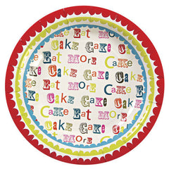 Meri Meri Eat More Cake Plates