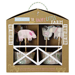 Meri Meri Happy Little Farm Cupcake Kit