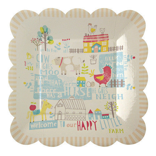 Meri Meri Happy Little Farm SM Plate