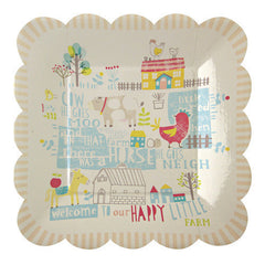 Meri Meri Happy Little Farm SM Plate