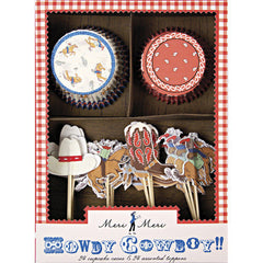 Meri Meri Howdy Cowboy Cupcake Kit