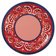 Meri Meri Howdy Cowboy Large Round Plate