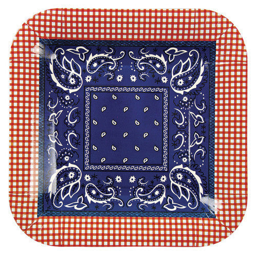 Meri Meri Howdy Cowboy Small Square Plate