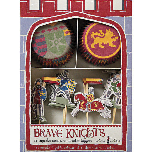 Meri Meri Knights And Dragons Cupcake Set
