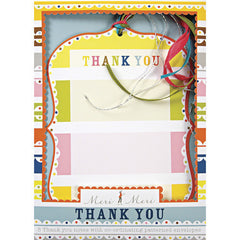 Meri Meri Patterned Party Thank You Notecards