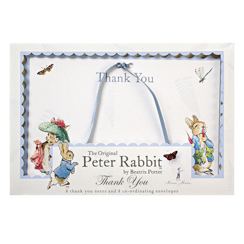 Meri Meri Peter Rabbit Thank You Note Cards