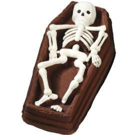 Wilton Creepy Skeleton Casket 3-D Cake