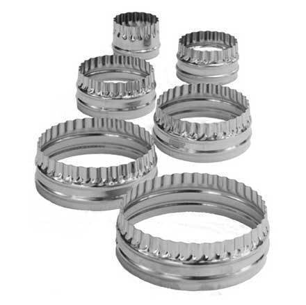 Alan Silverwood 4½in Double-sided stainless cutter