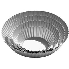 Alan Silverwood 6 x 2in Fluted Flan dish, loose base