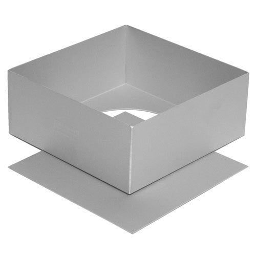 Alan Silverwood 6 x 3in Square cake pan, loose base