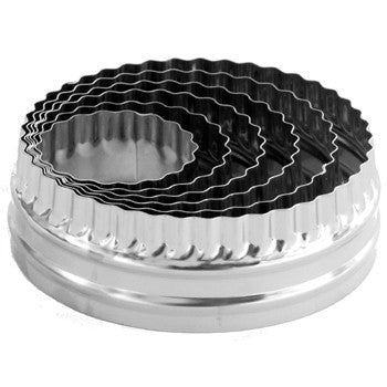 Alan Silverwood Set of 6 (2in-4½in) stainless cutters